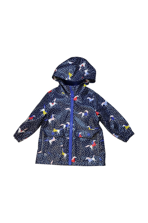 A Multicolour Rain Jackets from Joules in size 12-18M for girl. (Front View)