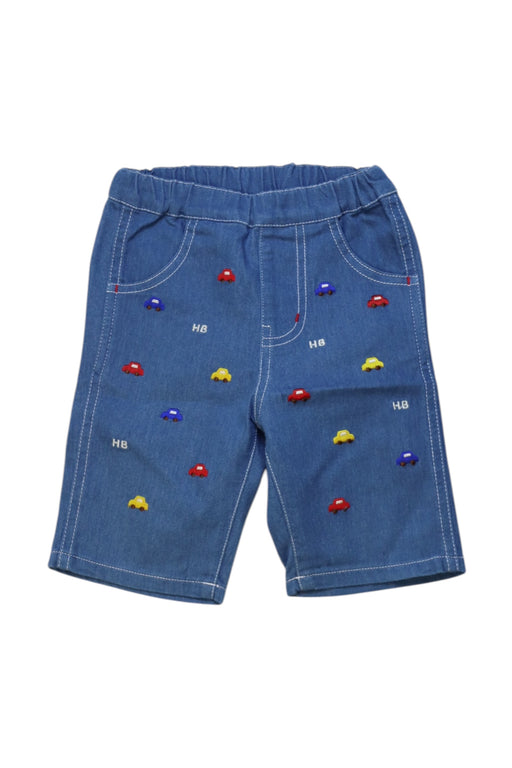 A Blue Casual Pants from Miki House in size 18-24M for boy. (Front View)