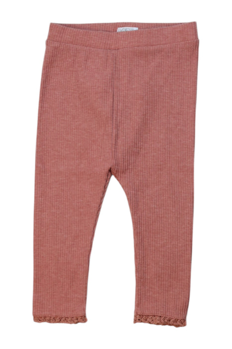 A Peach Leggings from Mamas & Papas in size 6-12M for girl. (Front View)