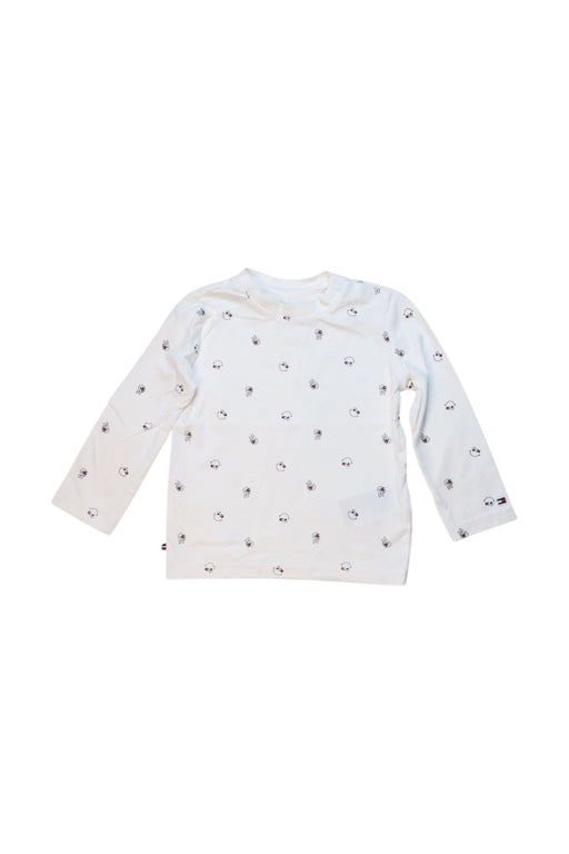 A White Long Sleeve Tops from Tommy Hilfiger in size 6-12M for girl. (Front View)