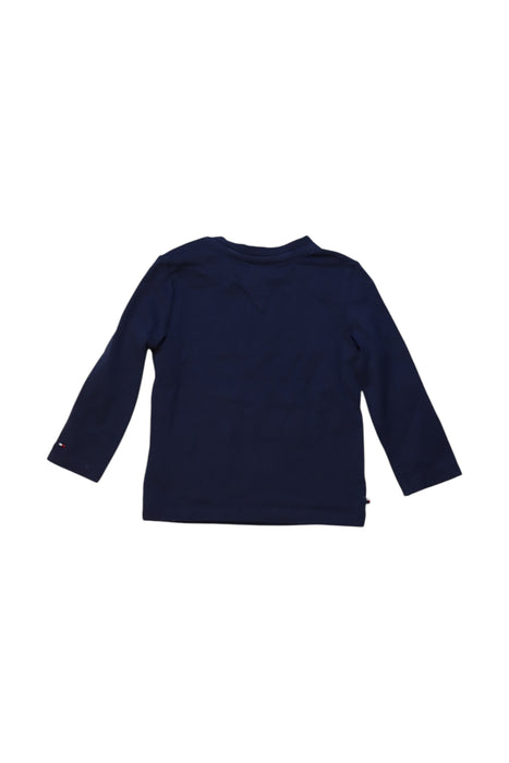 A Navy Long Sleeve Tops from Tommy Hilfiger in size 6-12M for girl. (Back View)