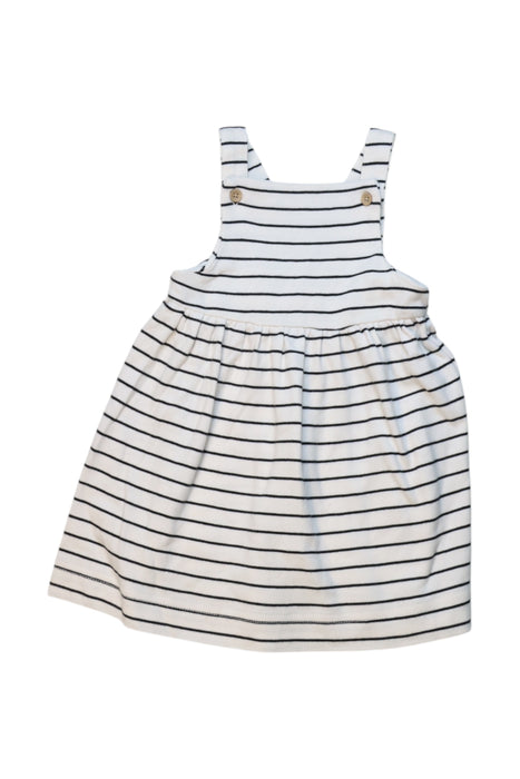 A White Sleeveless Dresses from Mamas & Papas in size 6-12M for girl. (Front View)