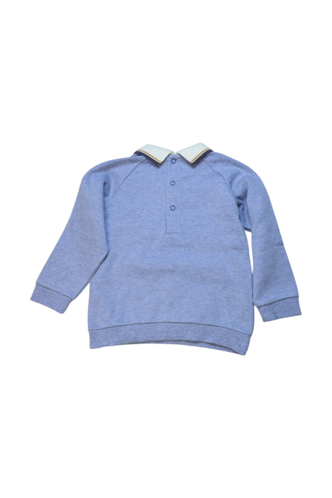 A Blue Long Sleeve Polos from Tutto Piccolo in size 12-18M for boy. (Back View)