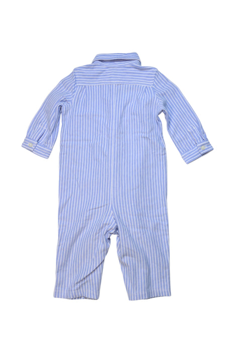 A Blue Long Sleeve Rompers from Ralph Lauren in size 3-6M for boy. (Back View)