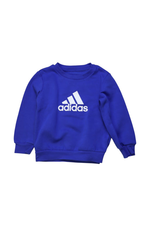 A Blue Crewneck Sweatshirts from Adidas in size 12-18M for boy. (Front View)