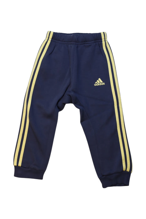 A Navy Sweatpants from Adidas in size 18-24M for boy. (Front View)