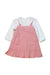 A Pink Long Sleeve Dresses from Momonittu in size 6-12M for girl. (Front View)