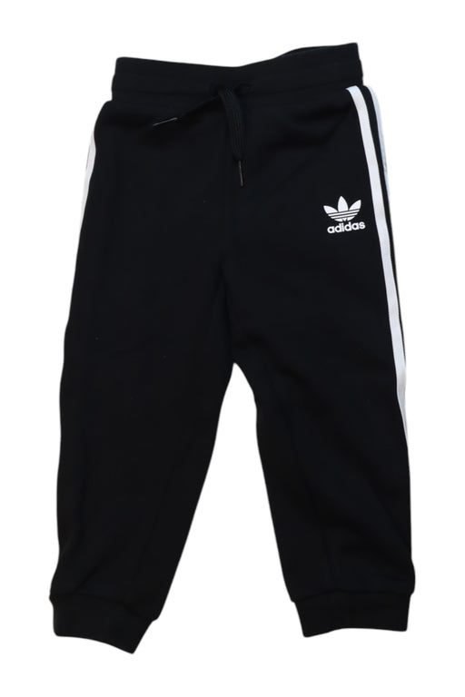 A Black Sweatpants from Adidas in size 6-12M for neutral. (Front View)