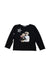 A Black Long Sleeve Tops from Dolce & Gabbana in size 5T for girl. (Front View)