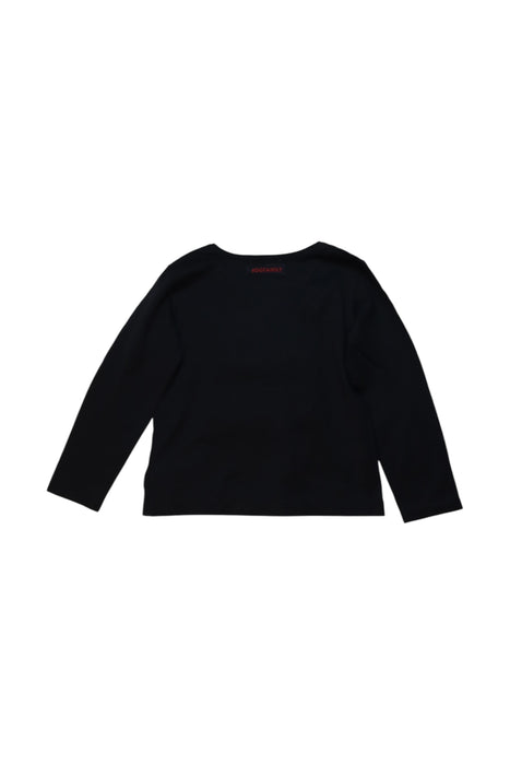 A Black Long Sleeve Tops from Dolce & Gabbana in size 5T for girl. (Back View)