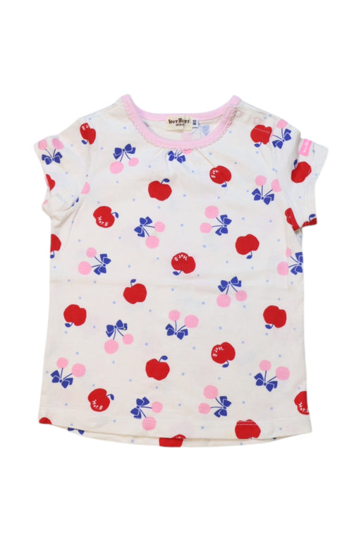 A Multicolour Short Sleeve Tops from Miki House in size 6-12M for girl. (Front View)