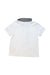 A White Short Sleeve Polos from Momonittu in size 12-18M for neutral. (Back View)