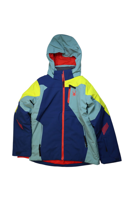 A Multicolour Ski Jackets from Spyder in size 12Y for boy. (Front View)