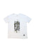 A White Short Sleeve T Shirts from Adidas in size 6T for boy. (Front View)