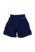 A Navy Shorts from Adidas in size 10Y for boy. (Back View)