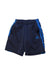 A Navy Shorts from Adidas in size 10Y for boy. (Front View)