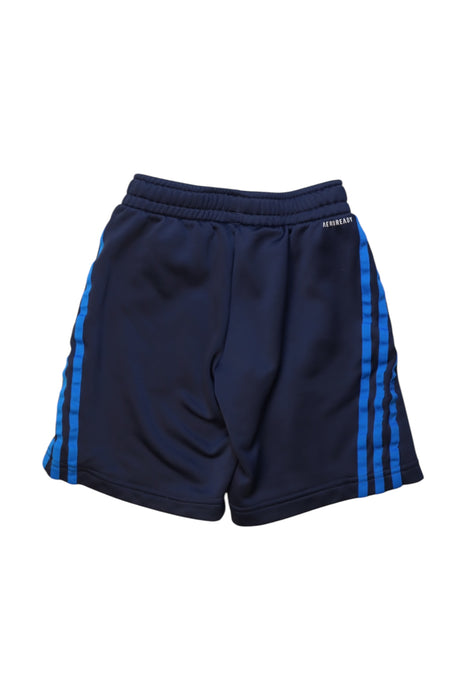 A Navy Shorts from Adidas in size 10Y for boy. (Back View)