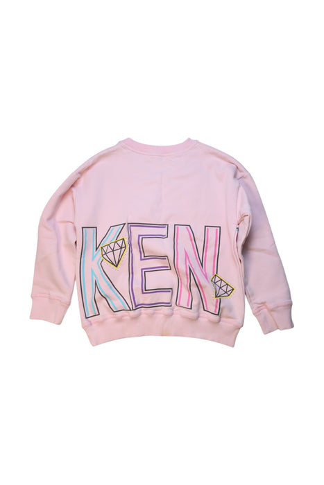 A Pink Sweatshirts from Kenzo in size 10Y for girl. (Back View)