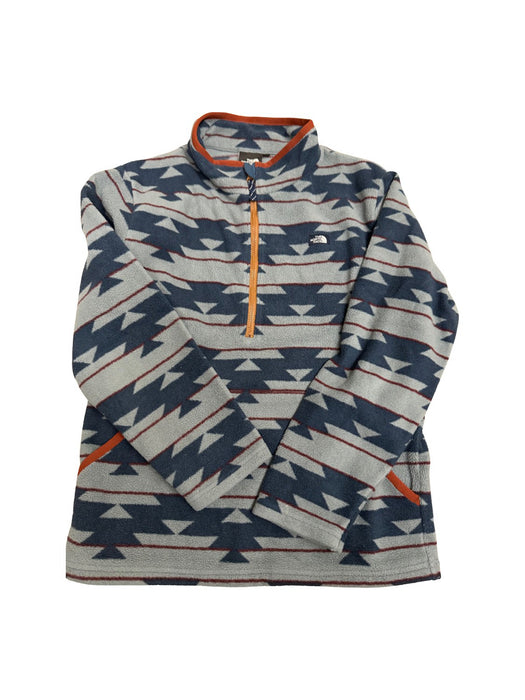 A Navy Zippered Sweatshirts from The North Face in size 10Y for neutral. (Front View)