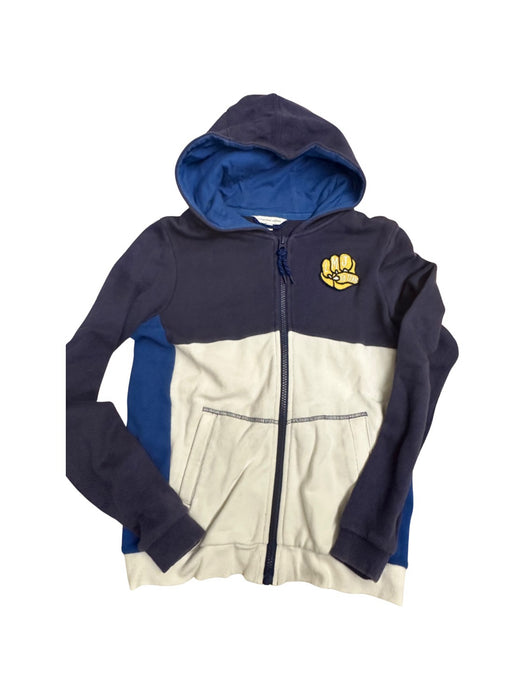 A Blue Zippered Sweatshirts from Little Marc Jacobs in size 12Y for neutral. (Front View)