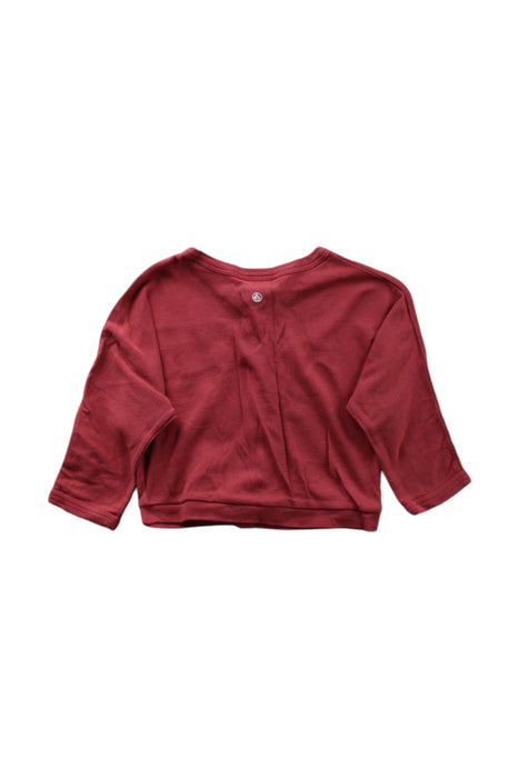 A Red Cardigans from Petit Bateau in size 6-12M for neutral. (Back View)