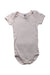 A Beige Short Sleeve Bodysuits from Petit Bateau in size 6-12M for neutral. (Front View)
