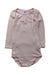 A Pink Long Sleeve Bodysuits from Petit Bateau in size 6-12M for neutral. (Front View)
