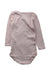 A Pink Long Sleeve Bodysuits from Petit Bateau in size 6-12M for neutral. (Back View)