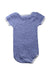 A Blue Short Sleeve Bodysuits from Petit Bateau in size 6-12M for neutral. (Back View)