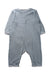A Blue Onesies from Petit Bateau in size 6-12M for neutral. (Back View)