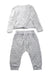 A White Pyjama Sets from Petit Bateau in size 12-18M for neutral. (Back View)