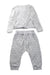 A White Pyjama Sets from Petit Bateau in size 12-18M for neutral. (Back View)