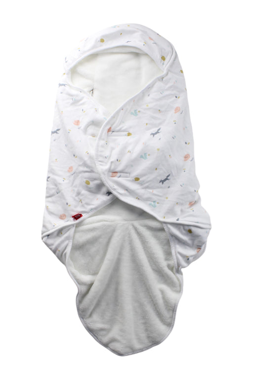 A White Swaddles from Red Castle in size O/S for neutral. (Front View)