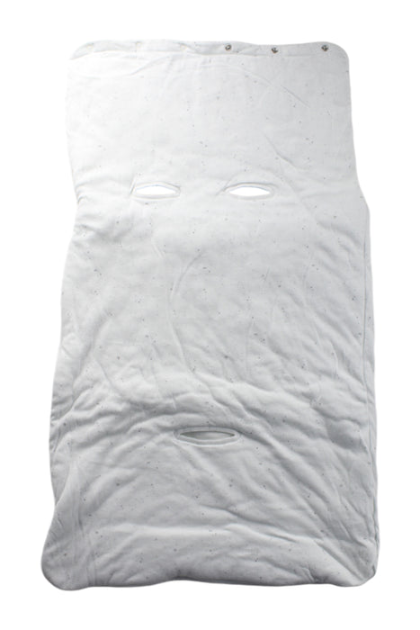 A White Sleepsacs from Petit Bateau in size O/S for neutral. (Back View)