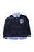 A Navy Long Sleeve Polos from Chickeeduck in size 2T for boy. (Front View)