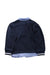 A Navy Long Sleeve Polos from Chickeeduck in size 2T for boy. (Back View)