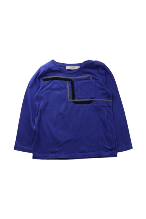 A Blue Long Sleeve Tops from Dior in size 3T for neutral. (Front View)