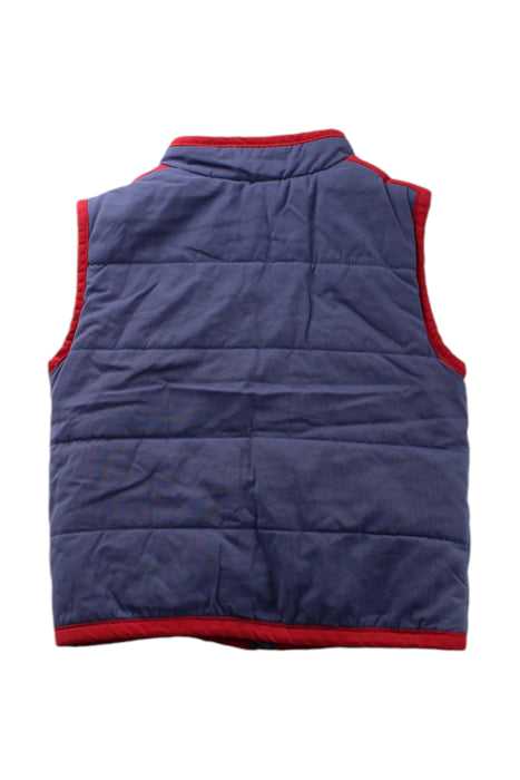 A Blue Outerwear Vests from The Little White Company in size 12-18M for neutral. (Back View)