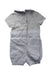 A Grey Short Sleeve Rompers from Nicholas & Bears in size 0-3M for boy. (Back View)