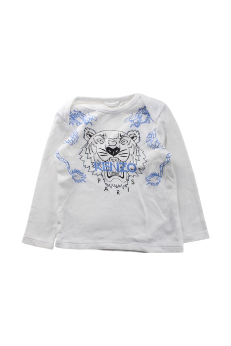 A White Long Sleeve T Shirts from Kenzo in size 12-18M for neutral. (Front View)