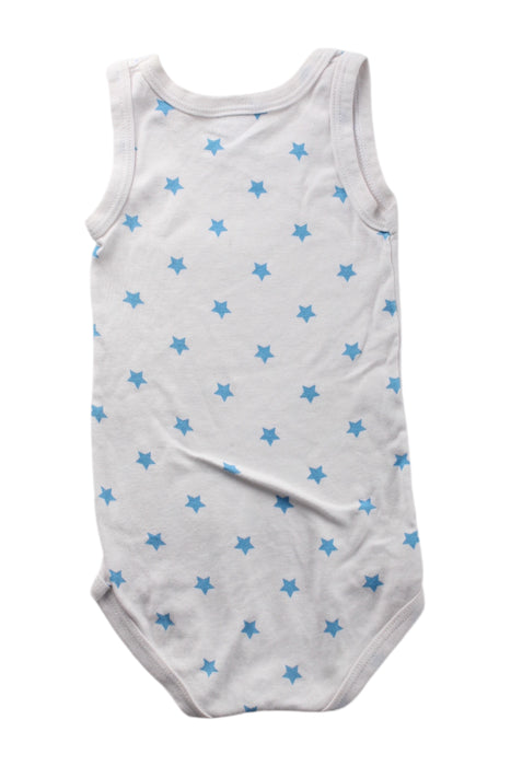 A White Sleeveless Bodysuits from Petit Bateau in size 6-12M for neutral. (Back View)