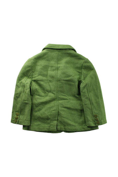 A Green Blazers from Il Gufo in size 2T for boy. (Back View)