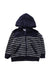A Navy Hooded Sweatshirts from Petit Bateau in size 6-12M for neutral. (Front View)