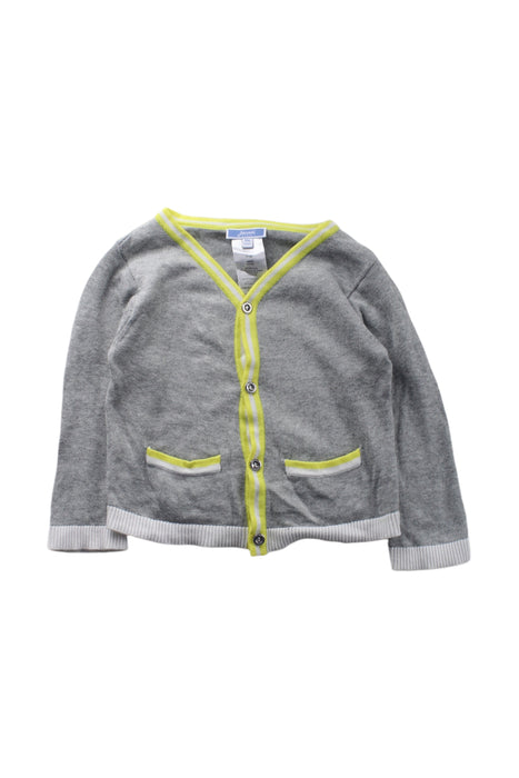 A Grey Cardigans from Jacadi in size 12-18M for neutral. (Front View)