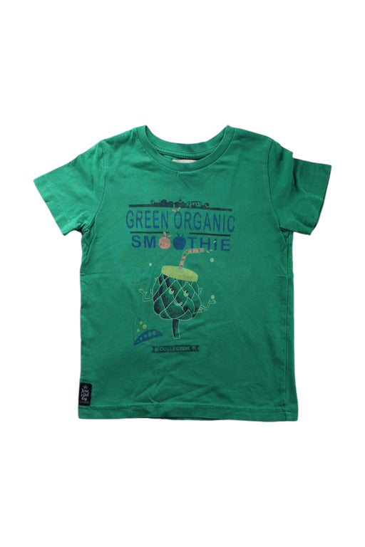 A Green Short Sleeve T Shirts from Catimini in size 4T for neutral. (Front View)