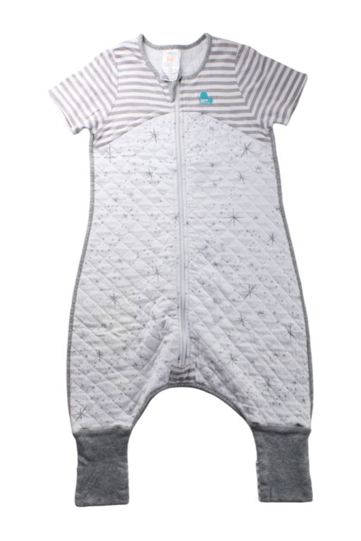 A Grey Onesies from Love To Dream in size 12-18M for neutral. (Front View)