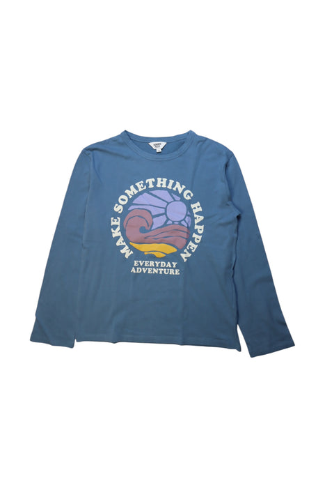 A Blue Long Sleeve T Shirts from Hundred Pieces in size 12Y for boy. (Front View)