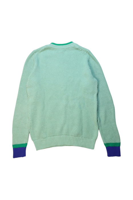 A Green Knit Sweaters from Boden in size 11Y for boy. (Back View)