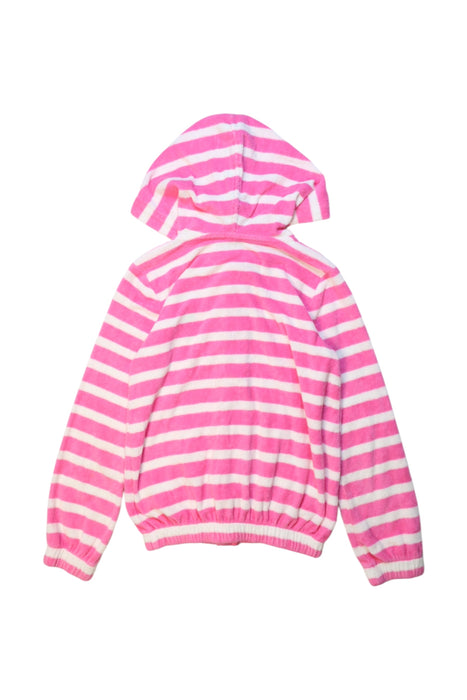 A Pink Zippered Sweatshirts from Polo Ralph Lauren in size 5T for girl. (Back View)