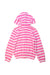 A Pink Zippered Sweatshirts from Polo Ralph Lauren in size 5T for girl. (Back View)